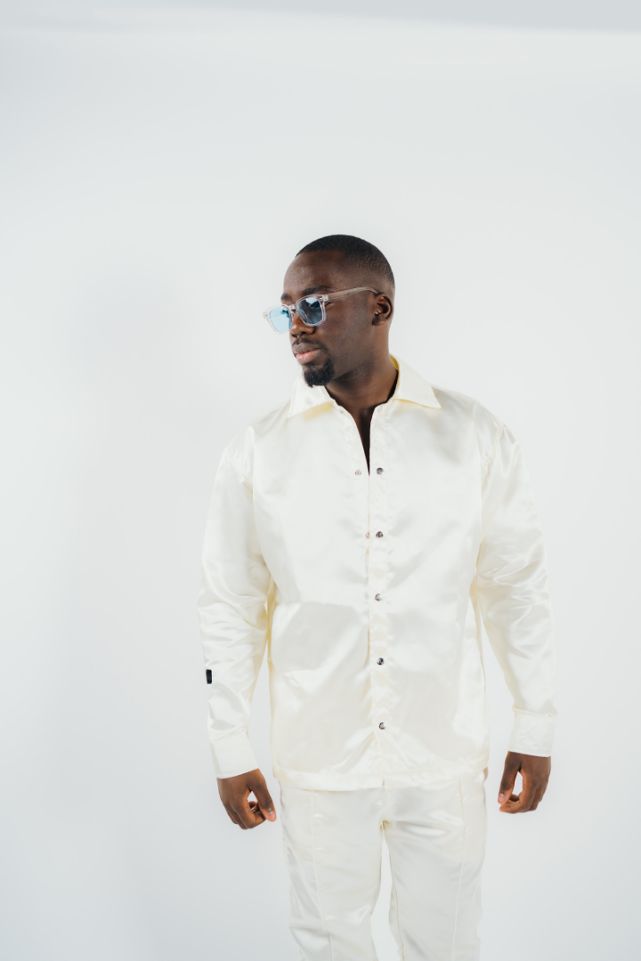 CHEMISE SATIN BEIGE